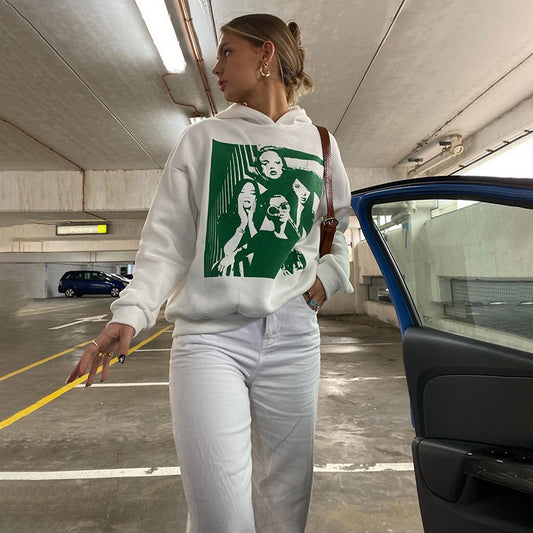 Regular One-Piece White Sweater for Ladies and Students